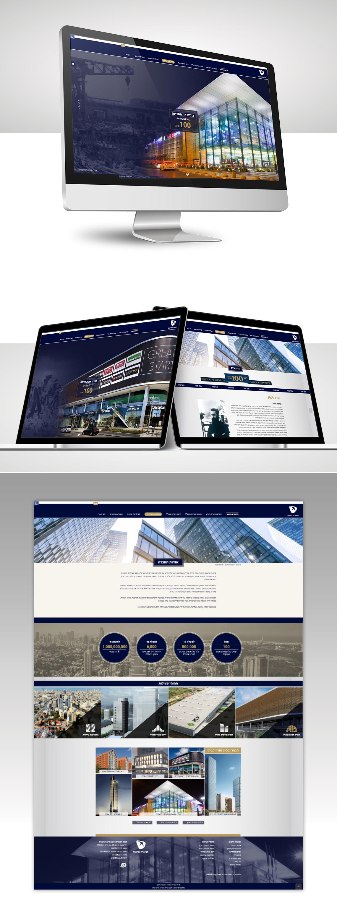 עיצוב ובניית אתר להכשרת הישוב