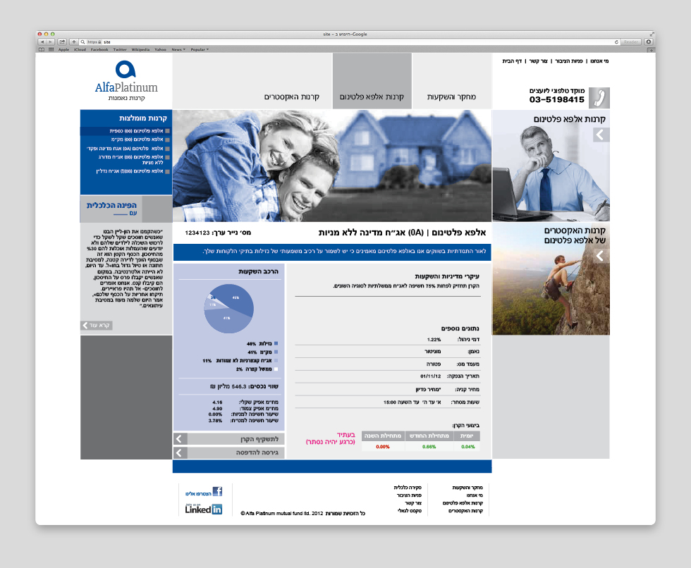 תצוגה גרפית לנתונים, ניהול נתונים מול מאגר הבורסה