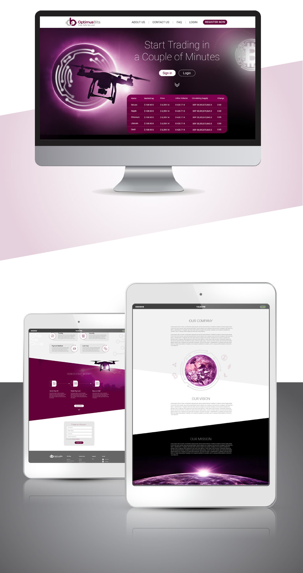 מיתוג עסקי לחברת אופטימוס