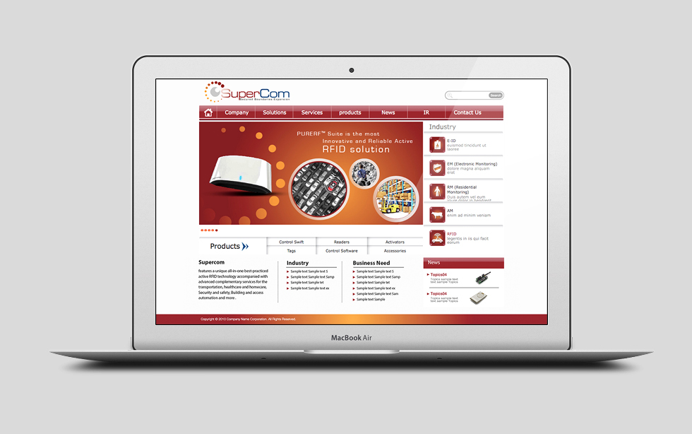 עיצוב ובניית אתר לסופרקום